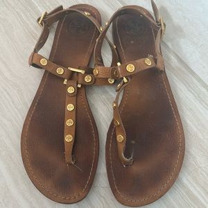 Tory Burch studded flats